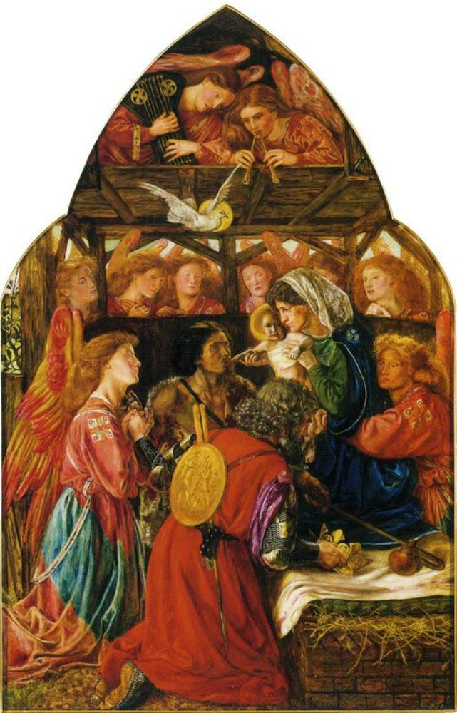 The Seed of David Painting by Dante Gabriel Rossetti