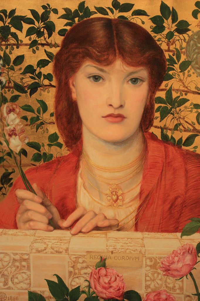 Regina Cordium I Painting by Dante Gabriel Rossetti