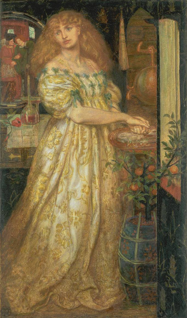 Lucrezia Borgia Painting by Dante Gabriel Rossetti