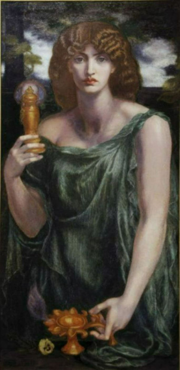 Mnemosyne Painting by Dante Gabriel Rossetti