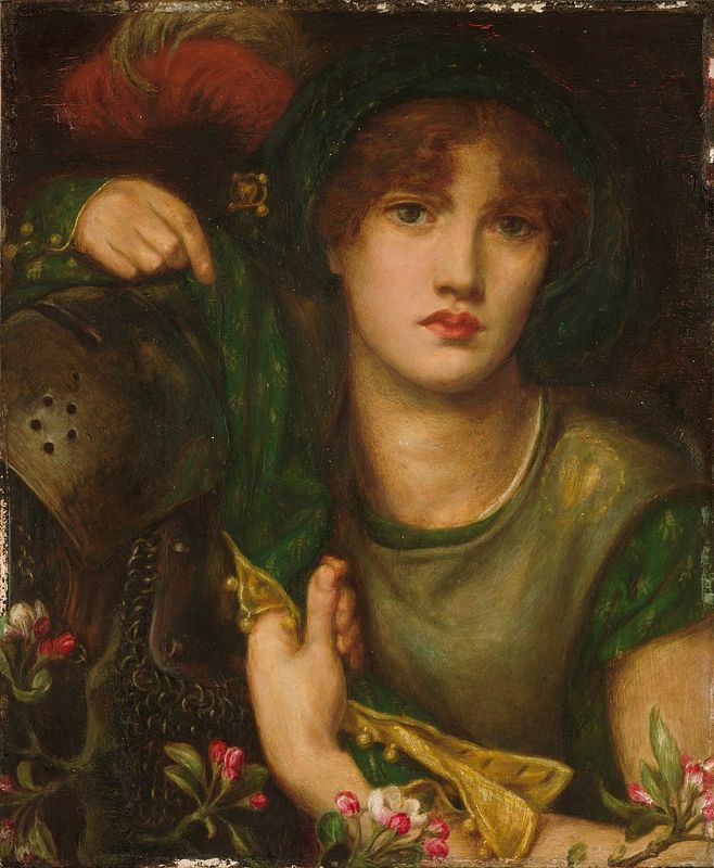 My Lady Greensleeves Painting by Dante Gabriel Rossetti