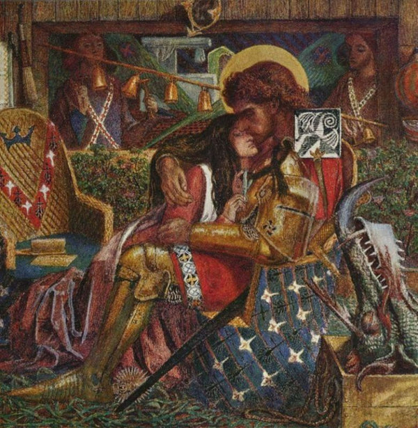 The Wedding Of Saint George And The Princess Sabra Painting by Dante Gabriel Rossetti