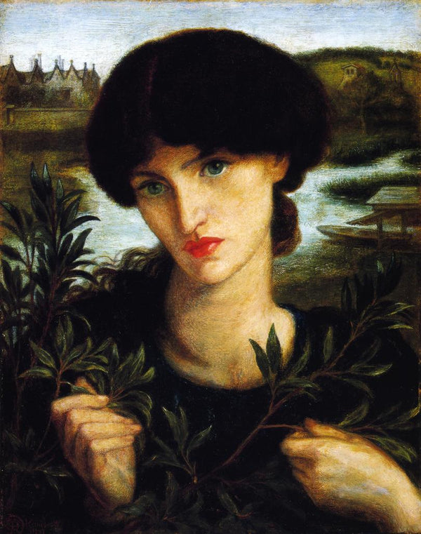 Water Willow Painting by Dante Gabriel Rossetti