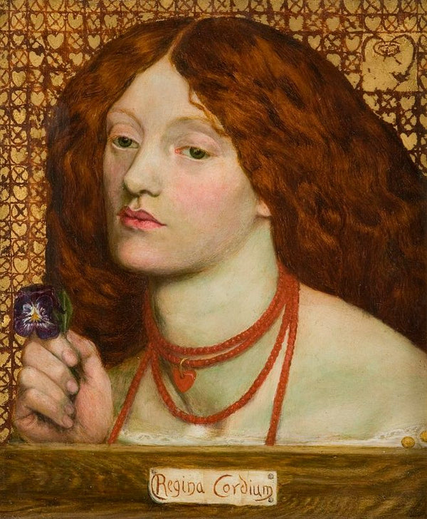 Regina Cordium Painting by Dante Gabriel Rossetti