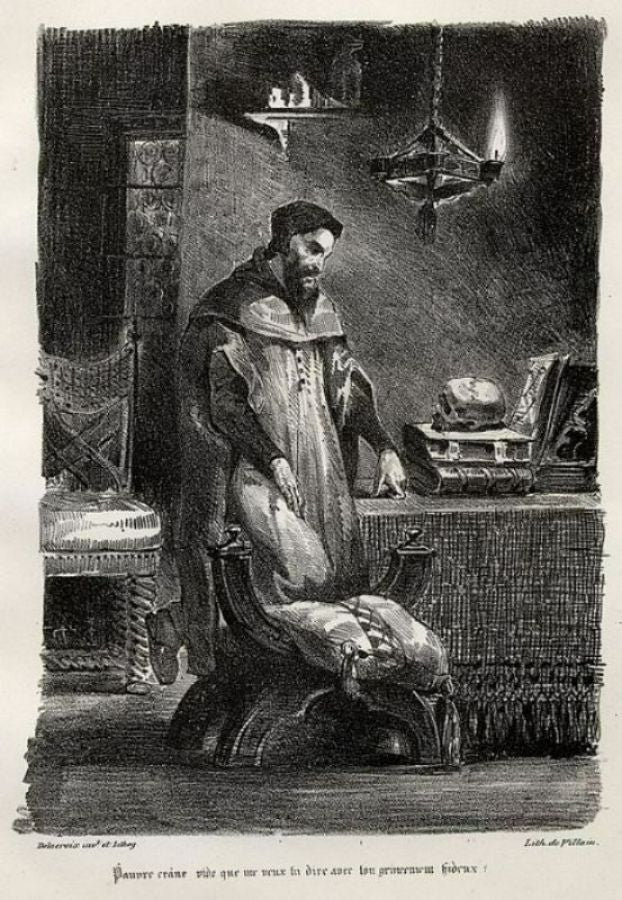 Faust in his Study