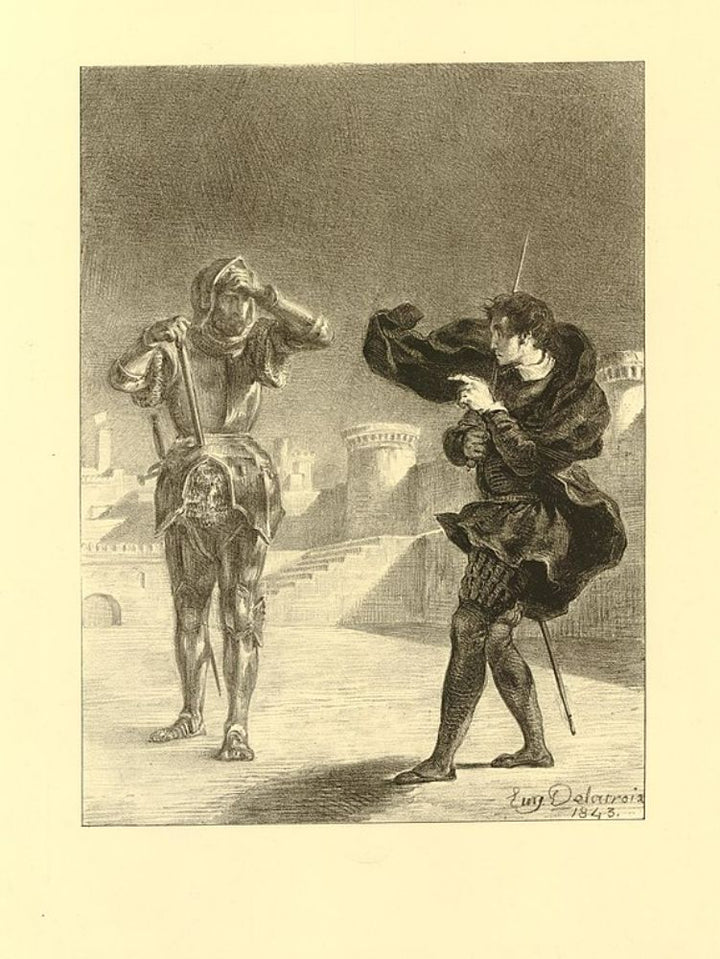 Hamlet Sees the Ghost of his Father