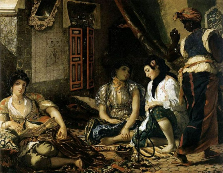 The Women of Algiers 1834 Painting by Eugene Delacroix