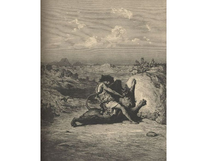 Samson Slaying The Lion 