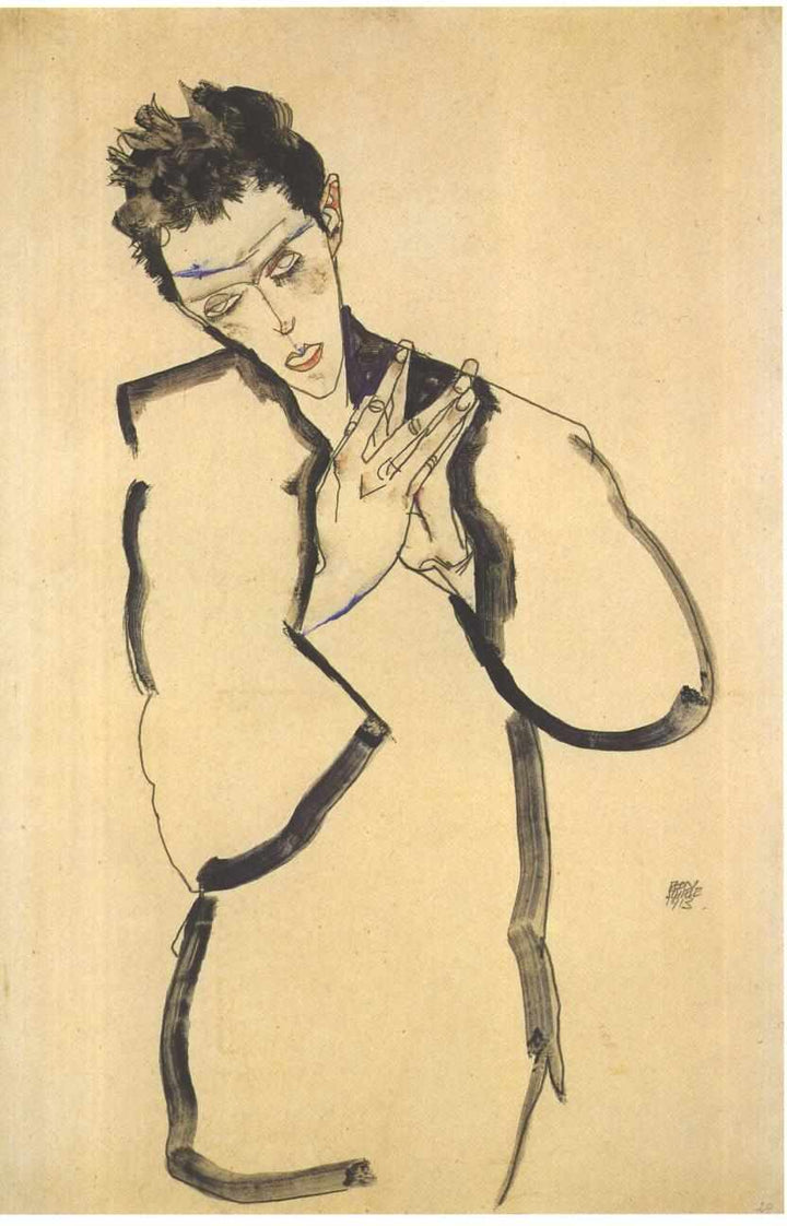 Selbstbildnis Mit Gefalteten Handen (Self-Portrait With Folded Hands) 