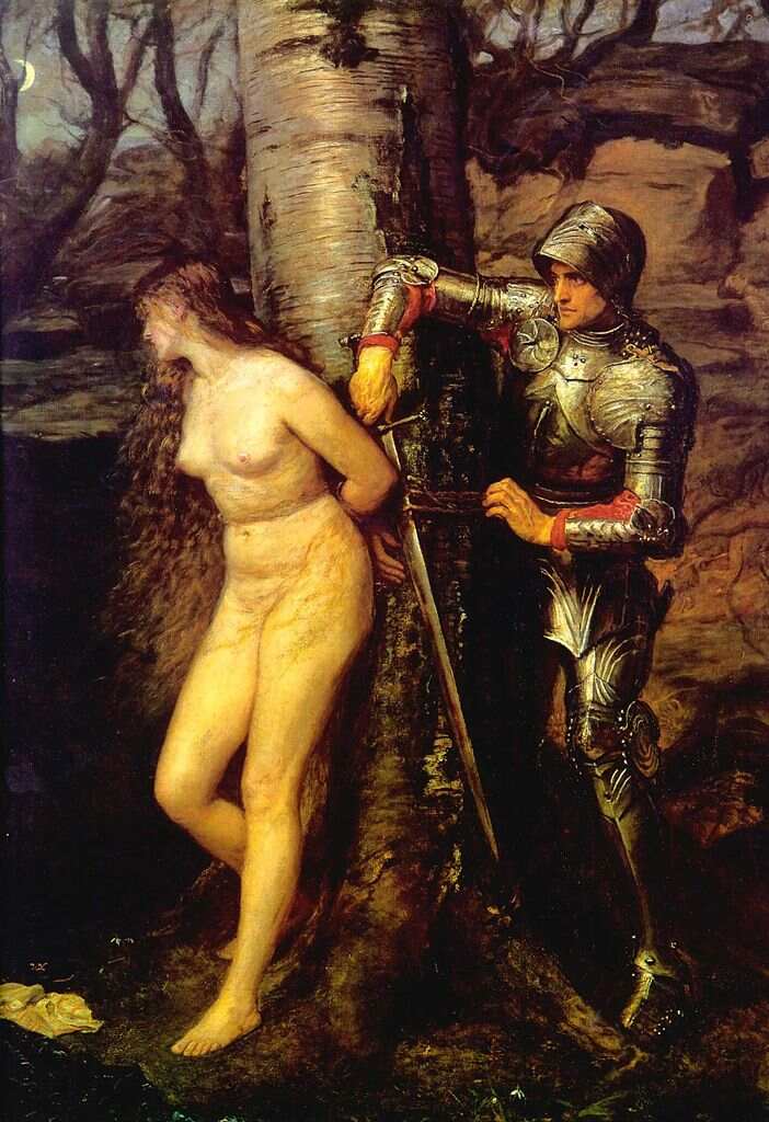 The Knight Errant Painting by John Everett Millais