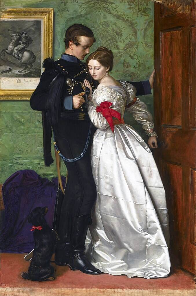 The Black Brunswicker 1860 Painting by John Everett Millais