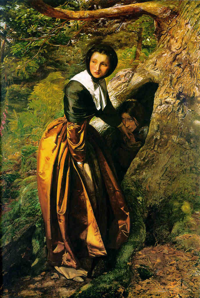 The Proscribed Royalist, 1651 Painting  by John Everett Millais