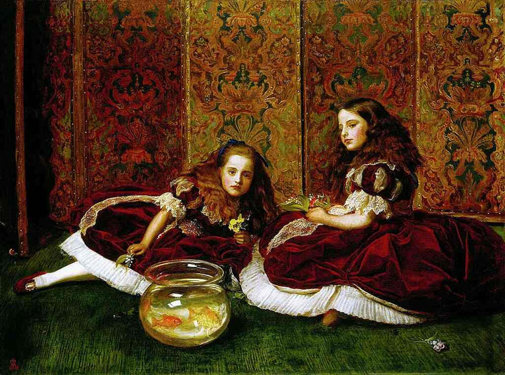 Leisure Hours Painting by John Everett Millais