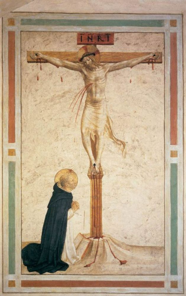 Crucifixion with St Dominic (Cell 17)