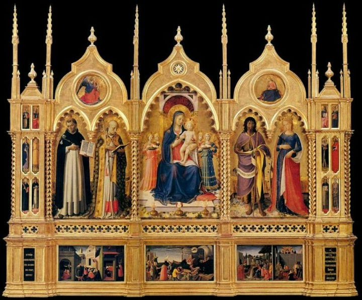 Perugia Altarpiece 3 Painting by Fra Angelico