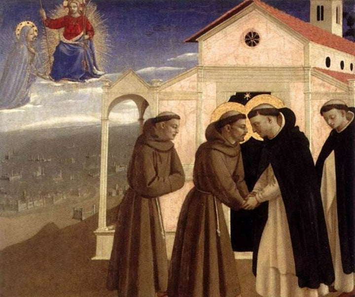 Meeting of St Francis and St Dominic