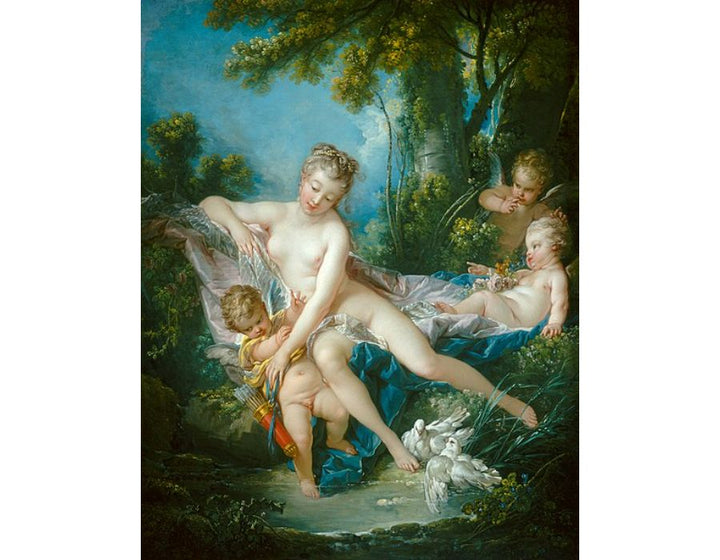 Venus comforts Amor 