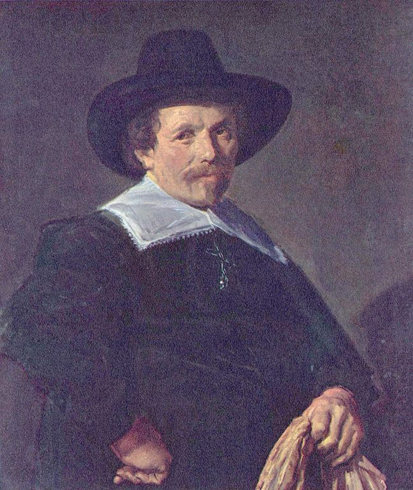 Portrait of a man with gloves 