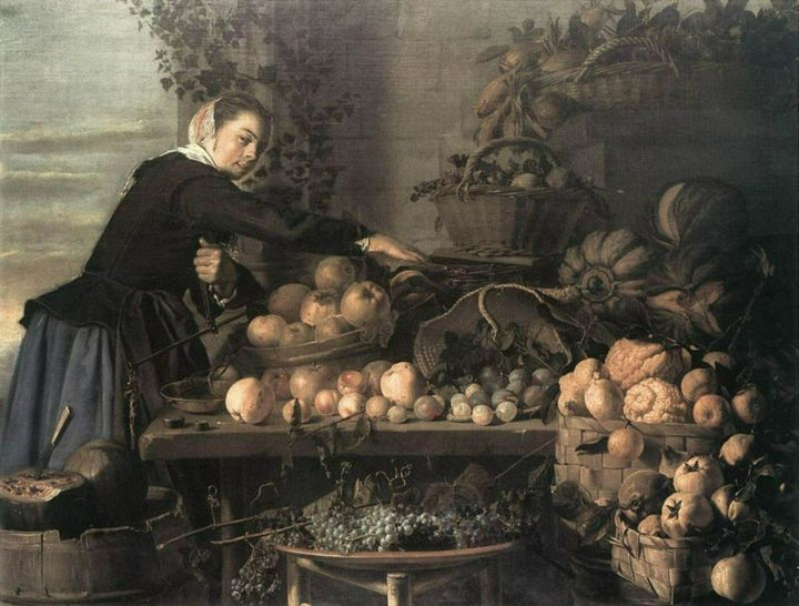 Fruit and Vegetable Seller Painting by Frans Hals