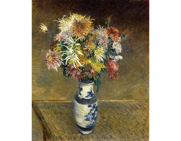 Chrysanthemums in a Vase
