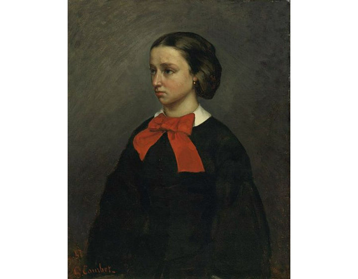 Portrait of Madame Jacquet GUSTAVE COURBET Painting by Gustave Courbet