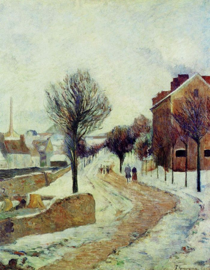 Suburb Under Snow 