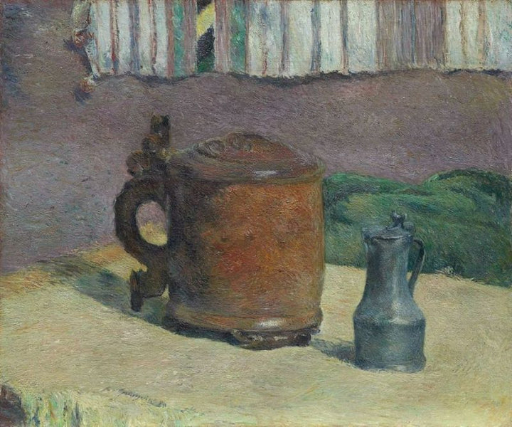 Still, Clay Jug and Iron Mug 