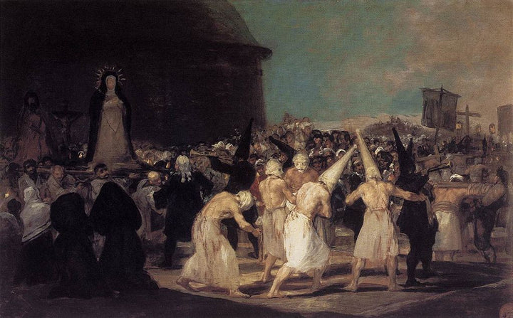 Procession Of Flagellants On Good Friday 