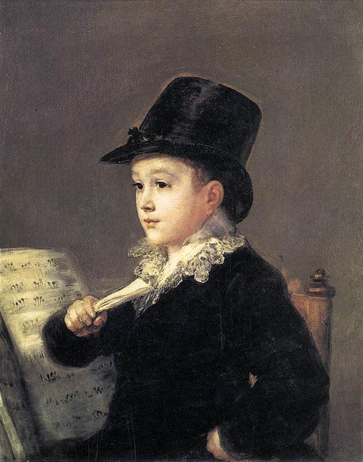 Portrait of Mariano Goya, the Artist's Grandson 