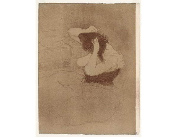 Elles: Woman Combing Her Hair 