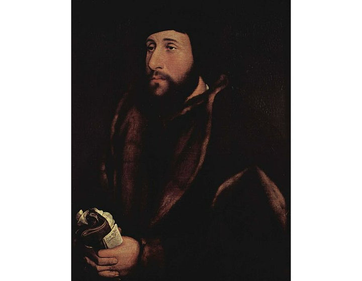 Portrait of a Man Holding Gloves and Letter c. 1540 