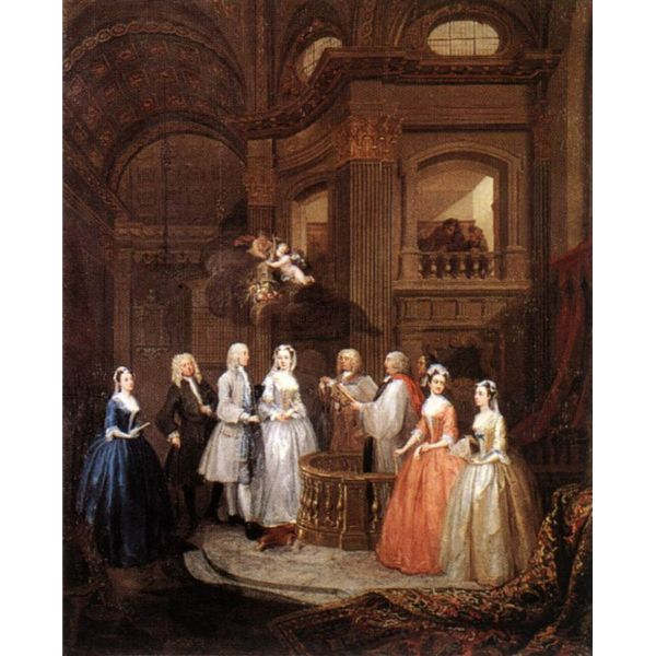 The Marriage of Stephen Beckingham and Mary Cox c. 1729 