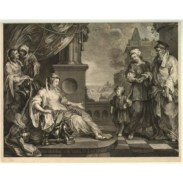 Moses before Pharaohs Daughter from The Works of William Hogarth 