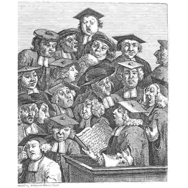 Scholars at a Lecture 