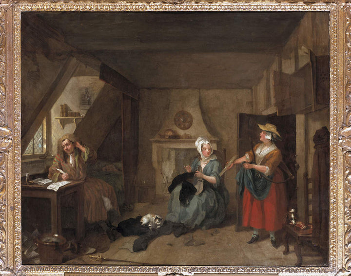 The Distressed Poet 1736 