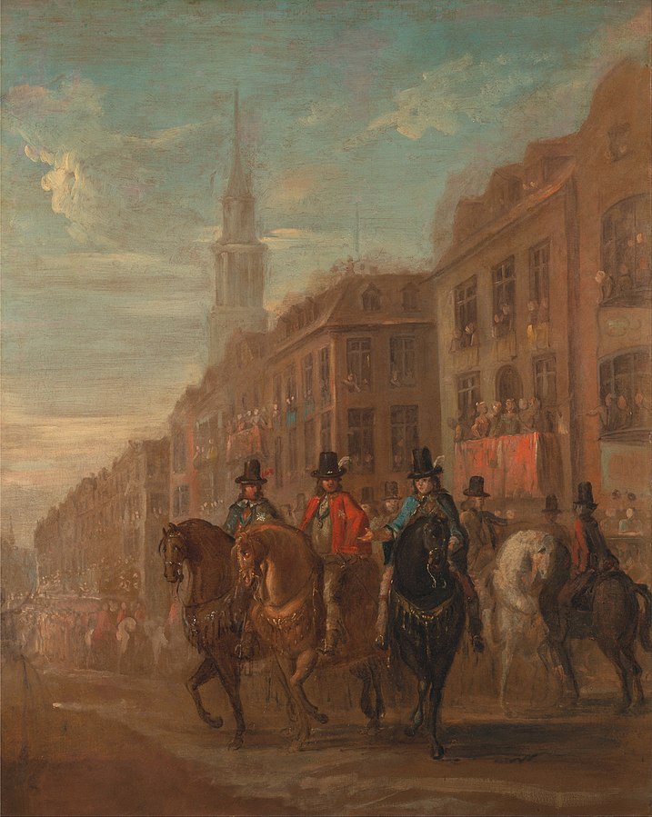 Restoration Procession of Charles II at Cheapside 