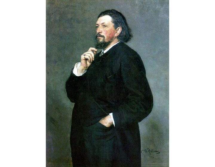 Portrait of music editor and patron Mitrofan Petrovich Belyayev 