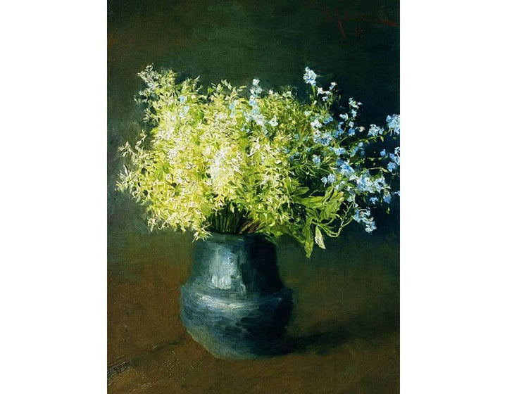 Wild Lilacs and Forget-Me-Nots, 1889 Painting by Isaac Ilyich Levitan