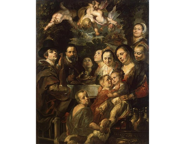 Portrait of Jordaens family 