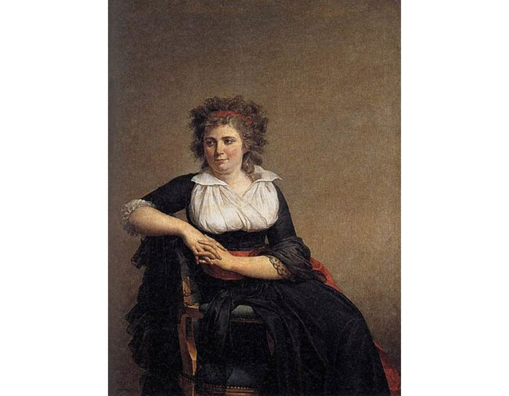 Portrait of the Marquise d'Orvilliers 1790 Painting by Jacques Louis David