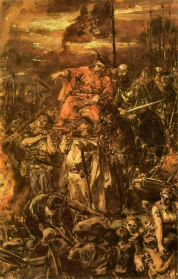 Jan Zizka Painting by Jan Matejko