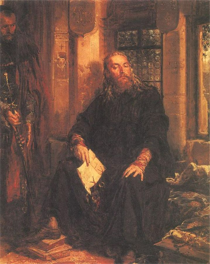 Ladislaus the White in Dijon Painting by Jan Matejko