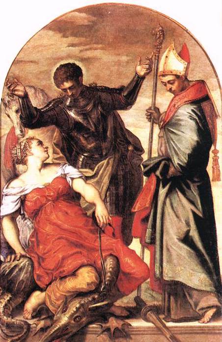 St Louis, St George and the Princess c. 1553 