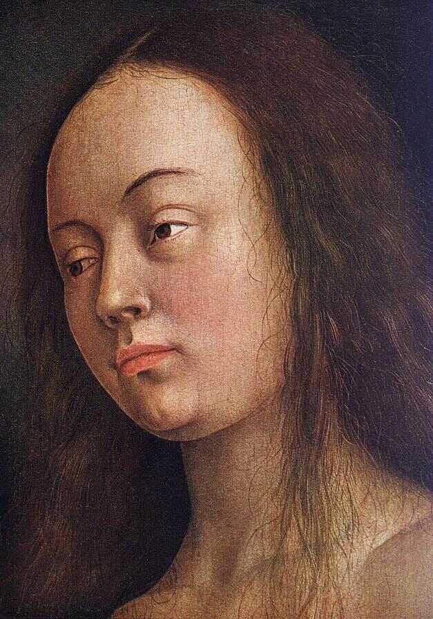 The Ghent Altarpiece- Eve (detail 1) 1425-29 