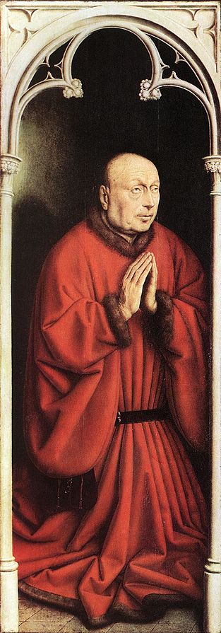 The Ghent Altarpiece- The Donor 1432 