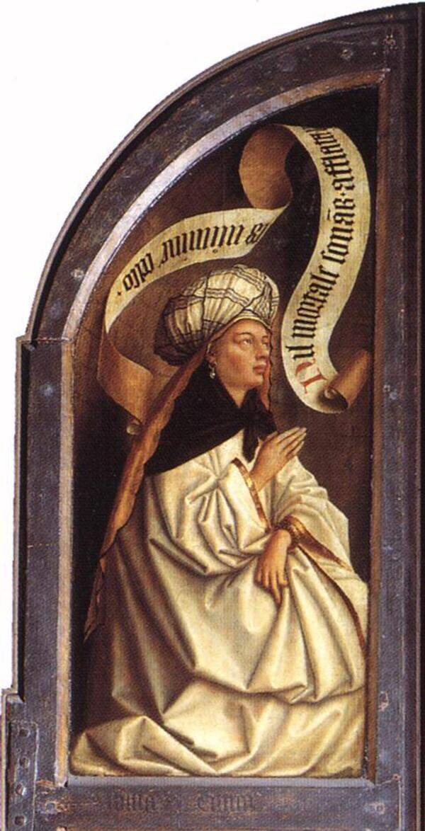 The Ghent Altarpiece- Erythraean Sibyl 1432 