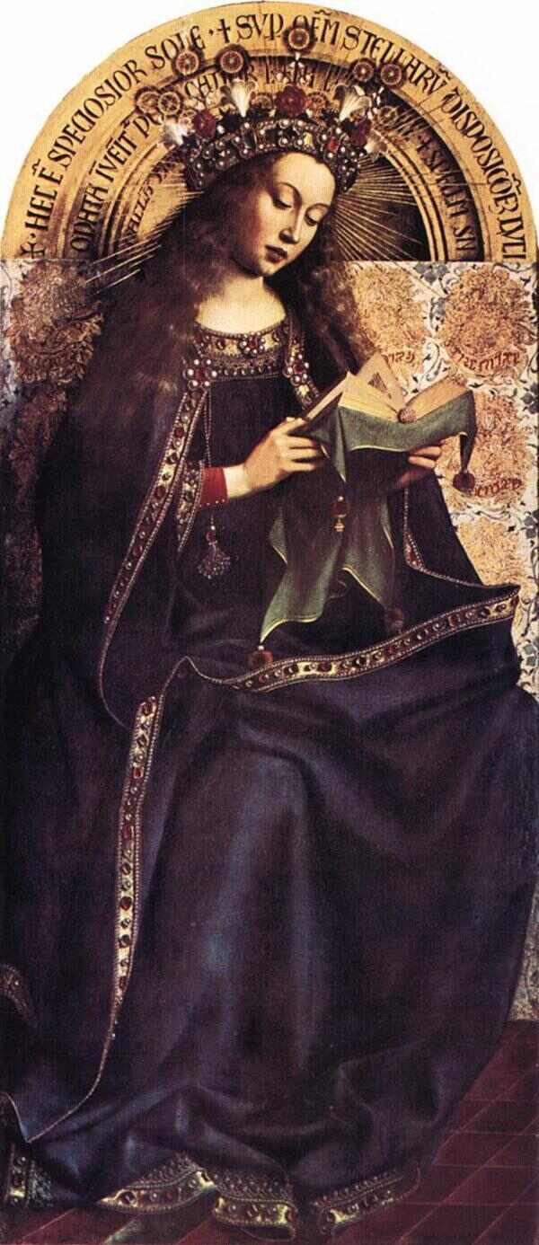 The Ghent Altarpiece- St John the Baptist (detail) 1425-29 