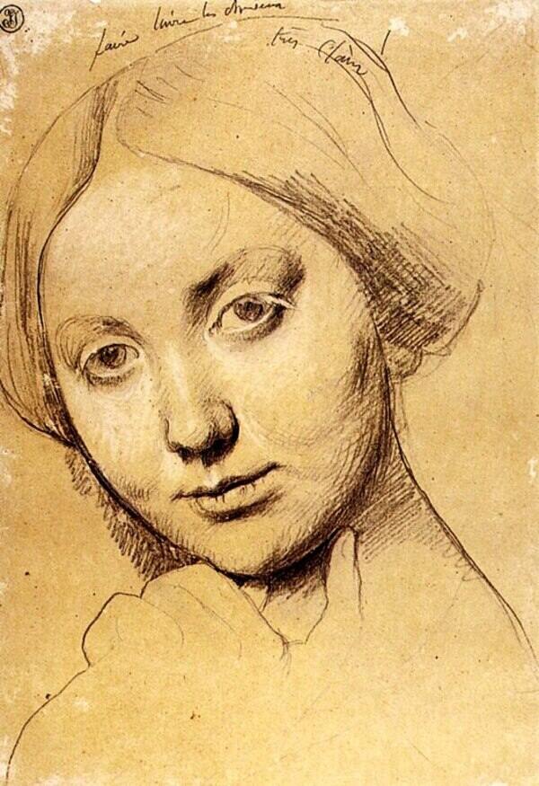 Study for Vicomtesse d'Hausonville, born Louise Albertine de Broglie 