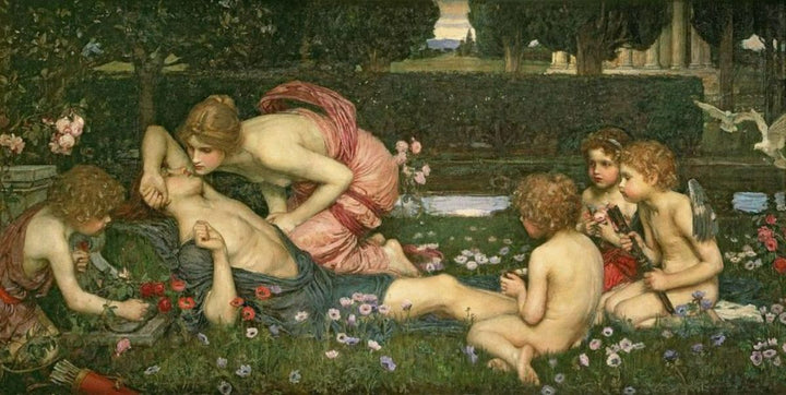 The Awakening Of Adonis Painting by John William Waterhouse