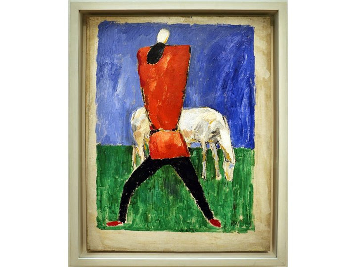 Man with horse